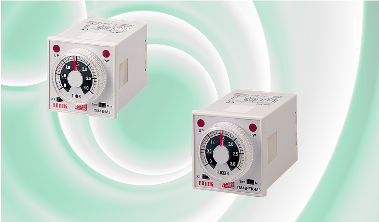 TM48系列 DIN48*48型 自(zì)由電(diàn)壓型定時(shí)器(qì)